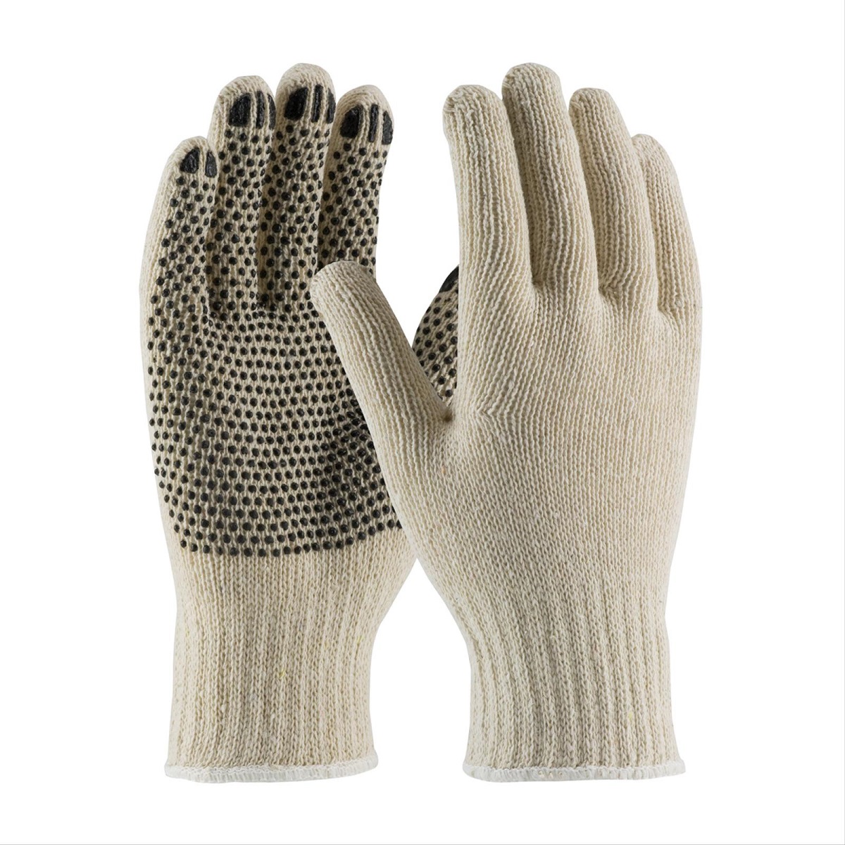 708SK Medium Weight String Gloves, with 1 Side PVC Dots G2708SK Price In Doha Qatar